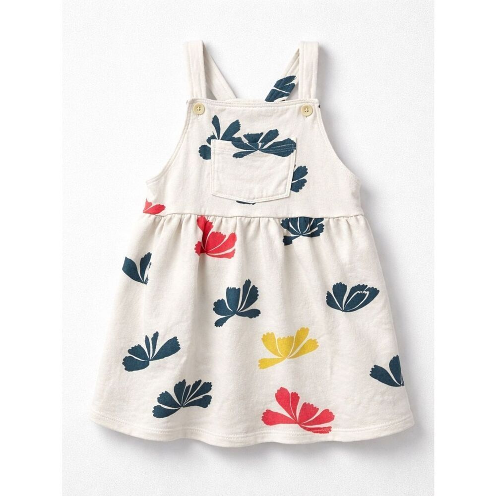 Lewis ivory floral print overall dress size 6